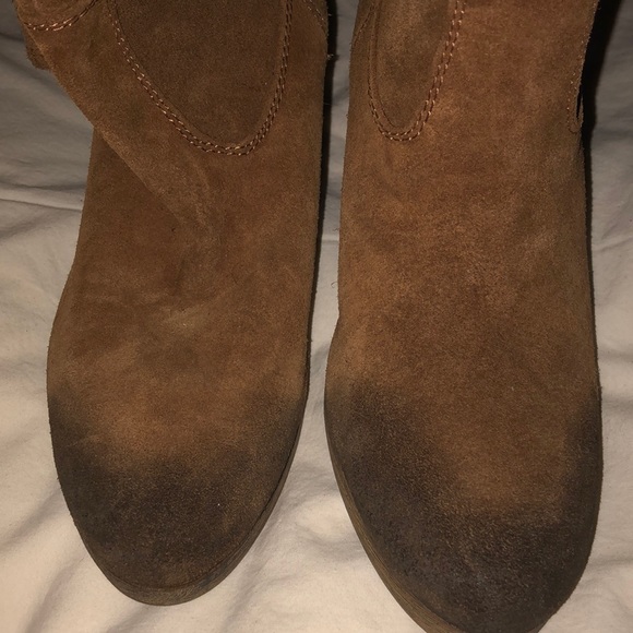 Ralph Lauren Distressed suede Boots - Picture 2 of 5